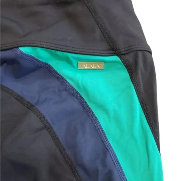 Alala Jade Color Block Bolt Tight Leggings S - Picture 4 of 6
